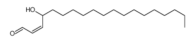(E)-4-hydroxynonadec-2-enal Structure