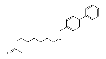 6-([1,1'-biphenyl]-4-ylmethoxy)hexyl acetate Structure