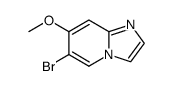 6-Bromo-7-Methoxyimidazo[1,2-A]Pyridine Structure