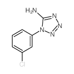 1H-Tetrazol-5-amine,1-(3-chlorophenyl)- structure