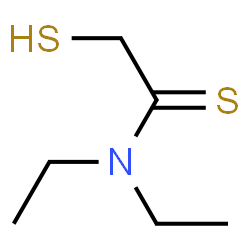 Ethanethioamide,N,N-diethyl-2-mercapto- Structure