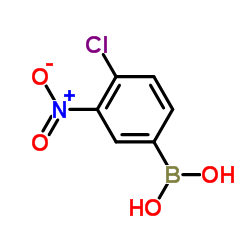 (4-Chloro-3-nitrophenyl)boronic acid structure