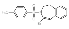 1H-3-Benzazepine,4-bromo-2,3-dihydro-3-[(4-methylphenyl)sulfonyl]- structure