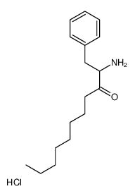 3-Undecanone, 2-amino-1-phenyl-, hydrochloride, (+-)- Structure