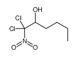 1,1-dichloro-1-nitrohexan-2-ol结构式