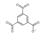 3,5-dinitrobenzoate(1-)结构式