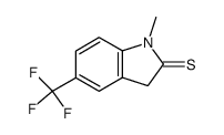 2H-Indole-2-thione,1,3-dihydro-1-methyl-5-(trifluoromethyl)- structure