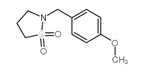 2-(4-Methoxybenzyl)isothiazolidine 1,1-dioxide structure