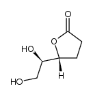 (1′R,5R)-5-(1′,2′-dihydroxyethyl)dihydrofuran-2(3H)-one结构式