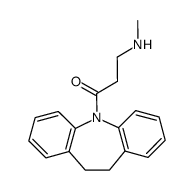 10,11-Dihydro-5-(3-methylaminopropionyl)-5H-dibenz azepin Structure