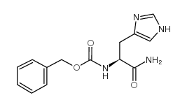 Carbamic acid,[2-amino-1-(1H-imidazol-4-ylmethyl)-2-oxoethyl]-, phenylmethyl ester, (S)-(9CI) picture