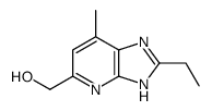 2-乙基-7-甲基-3H-咪唑并[4,5-b]吡啶-5-甲醇结构式