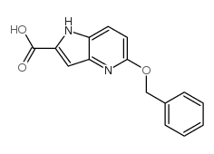 5-(Benzyloxy)-1H-pyrrolo[3,2-b]pyridine-2-carboxylic acid Structure