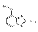 8-甲氧基-[1,2,4]三唑并[1,5-A]吡啶-2-胺结构式