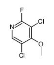 Pyridine,3,5-dichloro-2-fluoro-4-methoxy-(9CI) Structure