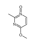 Pyrimidine, 4-methoxy-2-methyl-, 1-oxide (8CI,9CI) structure