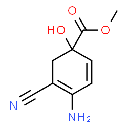 2,4-Cyclohexadiene-1-carboxylicacid,4-amino-5-cyano-1-hydroxy-,methyl结构式