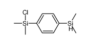 chloro-(4-dimethylsilylphenyl)-dimethylsilane Structure