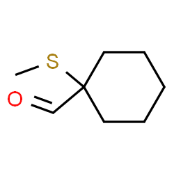 Cyclohexanecarboxaldehyde, 1-(methylthio)- (9CI) Structure