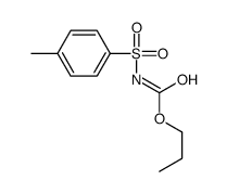N-(4-Methylphenylsulfonyl)carbamic acid propyl ester结构式