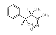 Benzenemethanol,a-[(1S)-1-(methylnitrosoamino)ethyl]-, (aR)-结构式
