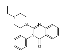 2-[[2-(Diethylamino)ethyl]thio]-3-phenylquinazolin-4(3H)-one Structure