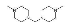 1-methyl-4-[(4-methylpiperazin-1-yl)methyl]piperazine Structure