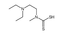 N-[2-(Diethylamino)ethyl]-N-methylcarbamodithioic acid结构式