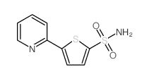 5-PYRID-2-YLTHIOPHENE-2-SULFONAMIDE structure