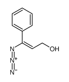 3-azido-3-phenylprop-2-en-1-ol结构式