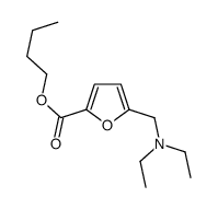 butyl 5-(diethylaminomethyl)furan-2-carboxylate结构式