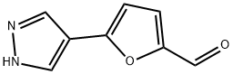 5-(1H-pyrazol-4-yl)furan-2-carbaldehyde Structure