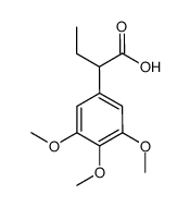 (R/S)-2-(3,4,5-TRIMETHOXYPHENYL)BUTYRIC ACID structure