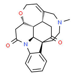 16-Hydroxy-19-methyl-10-oxostrychnidin-19-ium Structure