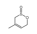 4-methyl-3,6-dihydro-1,2-oxathiine 2-oxide Structure