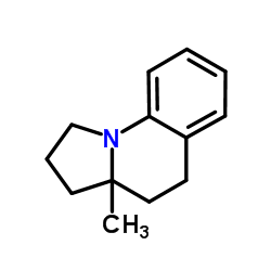 3a-Methyl-1,2,3,3a,4,5-hexahydropyrrolo[1,2-a]quinoline结构式