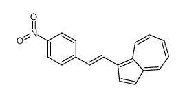 1-[2-(4-nitrophenyl)ethenyl]azulene结构式