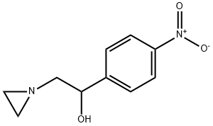 2-aziridin-1-yl-1-(4-nitro-phenyl)-ethanol Structure