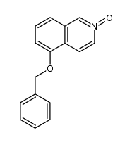 5-benzyloxyisoquinoline N-oxide结构式