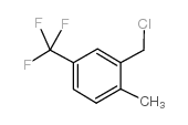 2-Methyl-5-(trifluoromethyl)benzyl chloride Structure