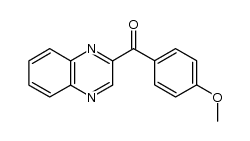 (4-methoxyphenyl)(quinoxalin-2-yl)methanone Structure