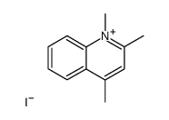 1,2,4-trimethylquinolinium iodide Structure