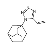 1H-Tetrazole,5-ethenyl-1-tricyclo[3.3.1.13,7]dec-1-yl-结构式