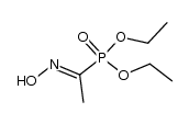 diethyl (E)-[1-(hydroxyimino)ethyl]phosphonate结构式