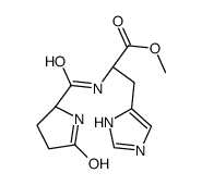 methyl N-(5-oxo-L-prolyl)-L-histidinate Structure