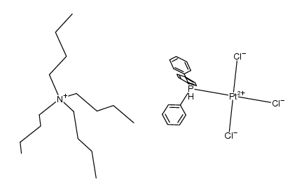 [Bu4N][PtCl3(triphenylphosphine)]结构式