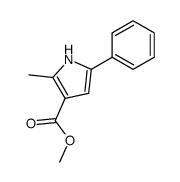 2-methyl-5-phenyl-1H-pyrrole-3-carboxylic acid methyl ester Structure