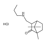 propyl-[(4,7,7-trimethyl-3-oxo-2-bicyclo[2.2.1]heptanyl)methyl]azanium,chloride结构式