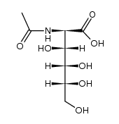 N-acetyl-D-glucosaminic acid Structure