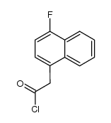 (4-fluoro-[1]naphthyl)-acetyl chloride结构式